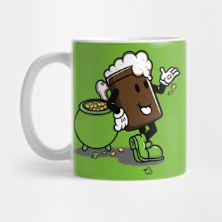 Cartoon Beer Irish Dunkel St. Patricks Day Mug